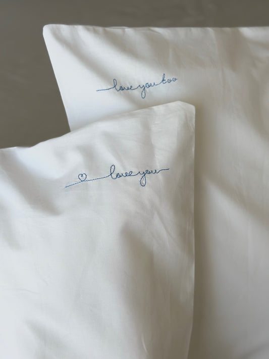 Love you & love you too Yastık Kılıfı